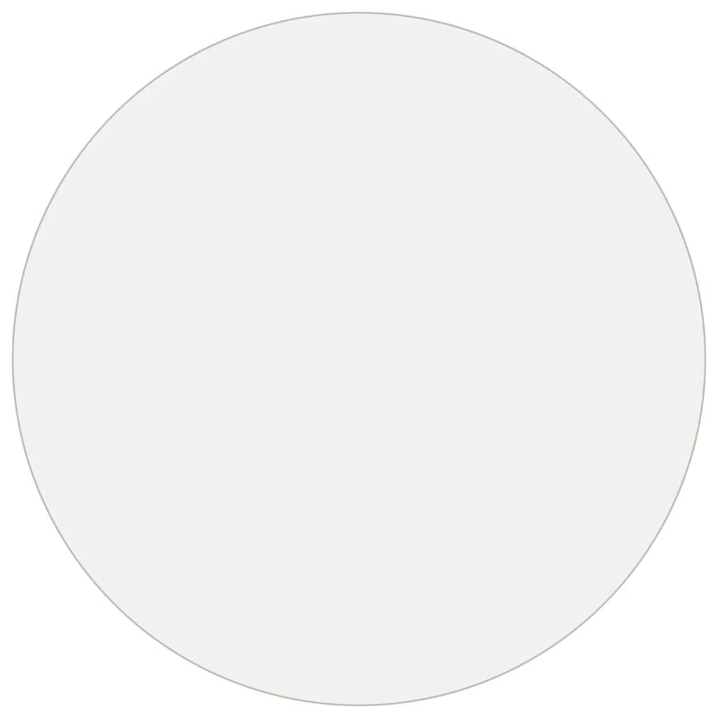 vidaXL Mata ochronna na stół, przezroczysta, Ø 70 cm, 1,6 mm, PVC