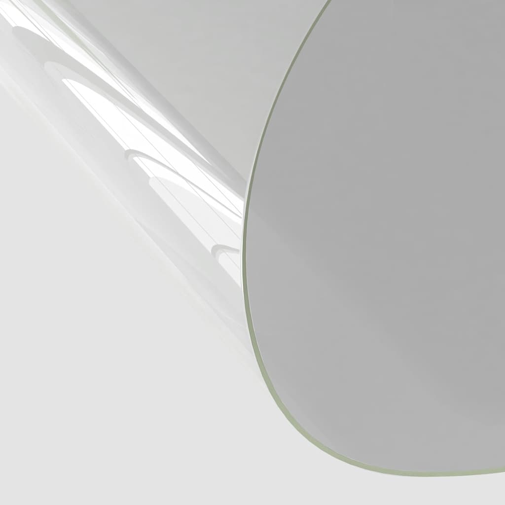 vidaXL Mata ochronna na stół, przezroczysta, Ø 70 cm, 1,6 mm, PVC