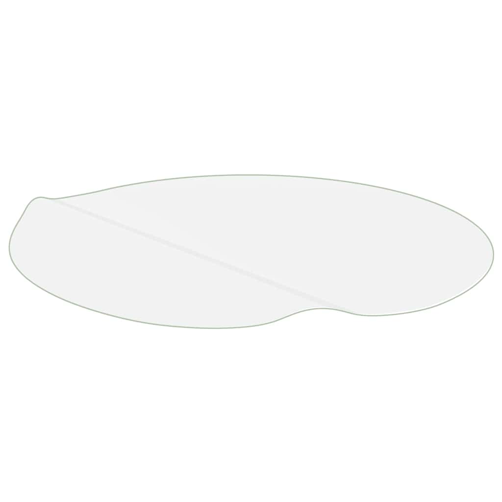 vidaXL Mata ochronna na stół, przezroczysta, Ø 70 cm, 1,6 mm, PVC