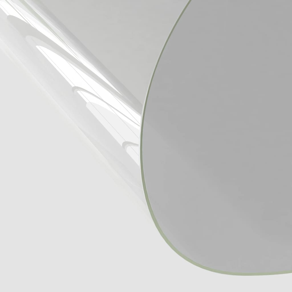 vidaXL Mata ochronna na stół, przezroczysta, Ø 110 cm, 1,6 mm, PVC