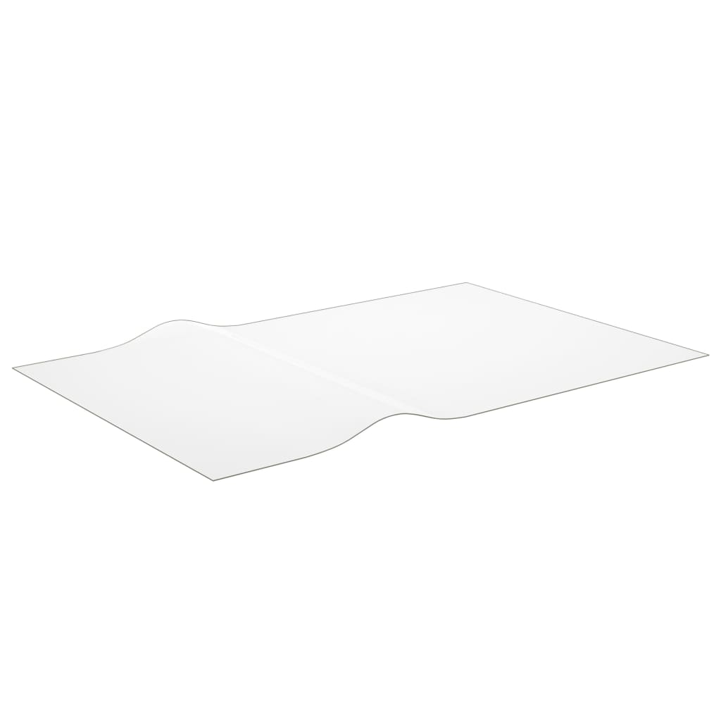 vidaXL Mata ochronna na stół, matowa, 100x60 cm, 1,6 mm, PVC