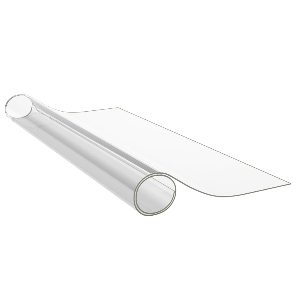 vidaXL Mata ochronna na stół, przezroczysta, 100x90 cm, 1,6 mm, PVC