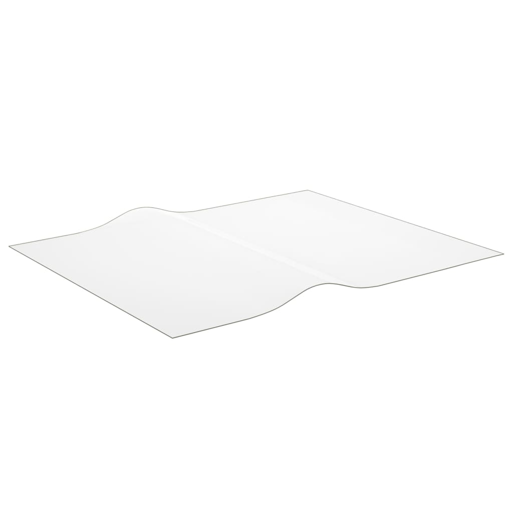 vidaXL Mata ochronna na stół, matowa, 100x90 cm, 1,6 mm, PVC