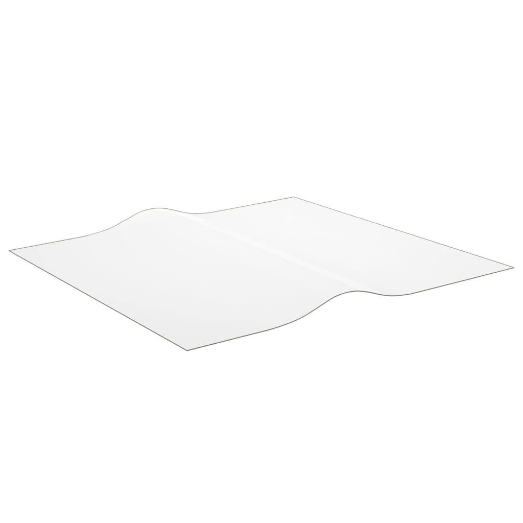vidaXL Mata ochronna na stół, matowa, 90x90 cm, 1,6 mm, PVC