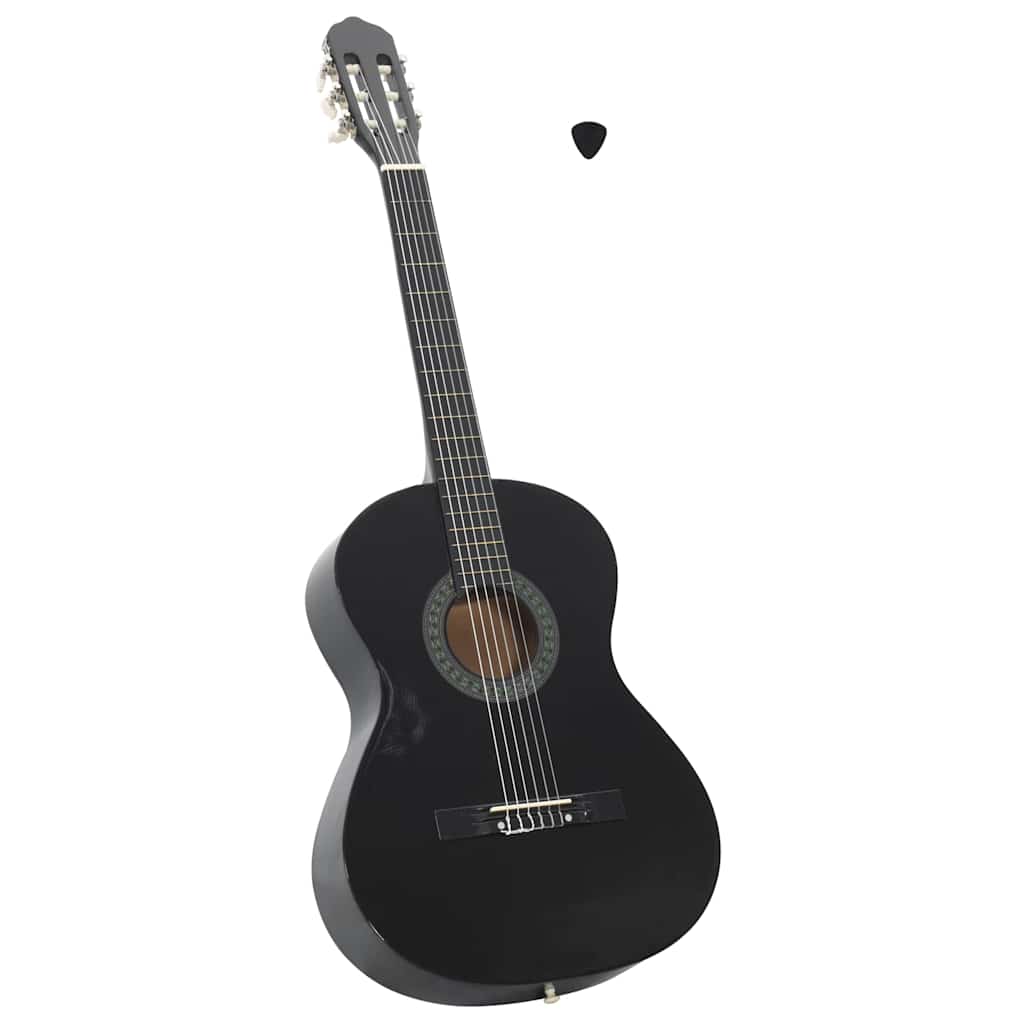 vidaXL Gitara klasyczna dla początkujących, 4/4, 39", drewno lipowe