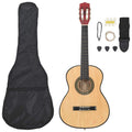 vidaXL 8-cz. zestaw do nauki gry na gitarze klasycznej, 3/4, 36"