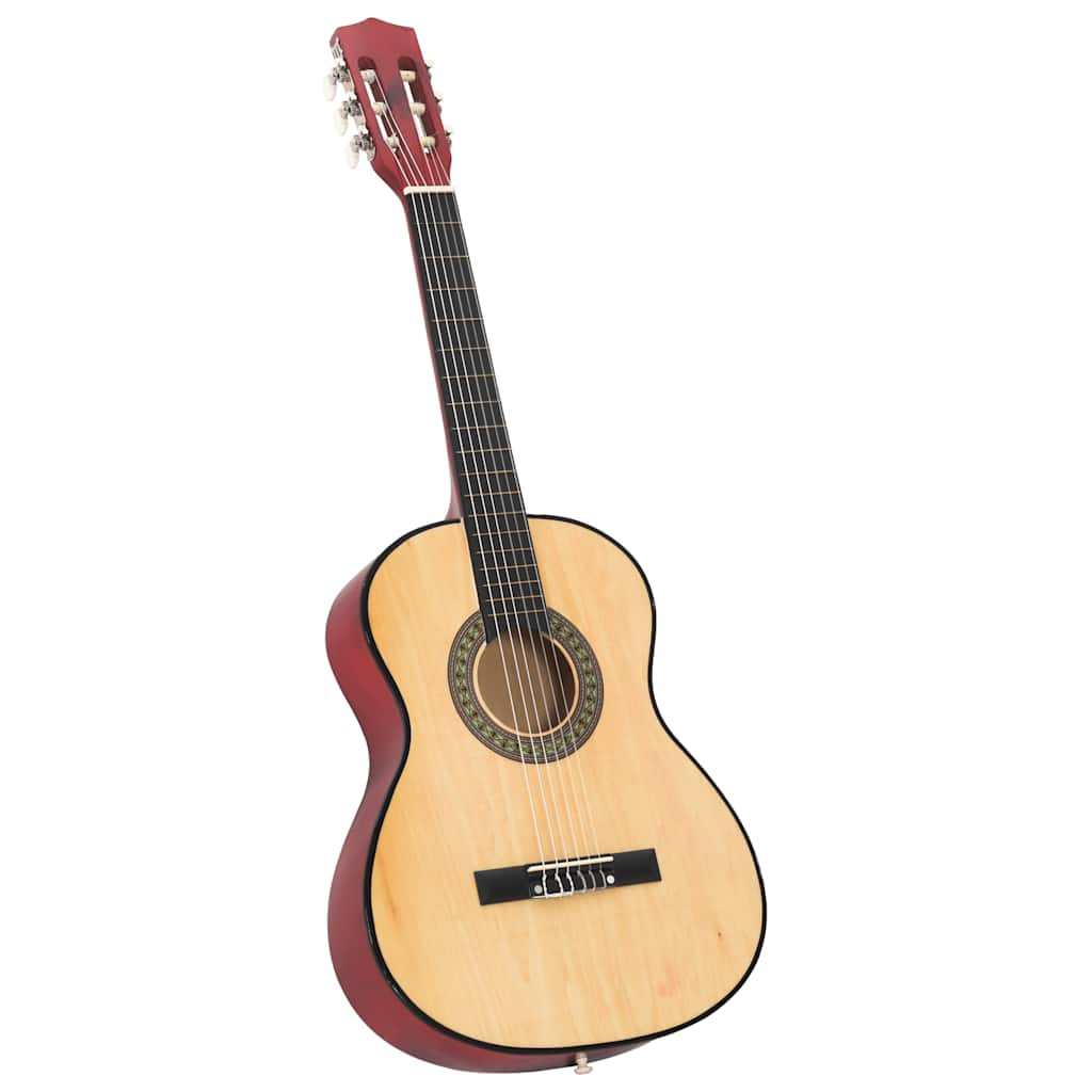 vidaXL 8-cz. zestaw do nauki gry na gitarze klasycznej, 3/4, 36"