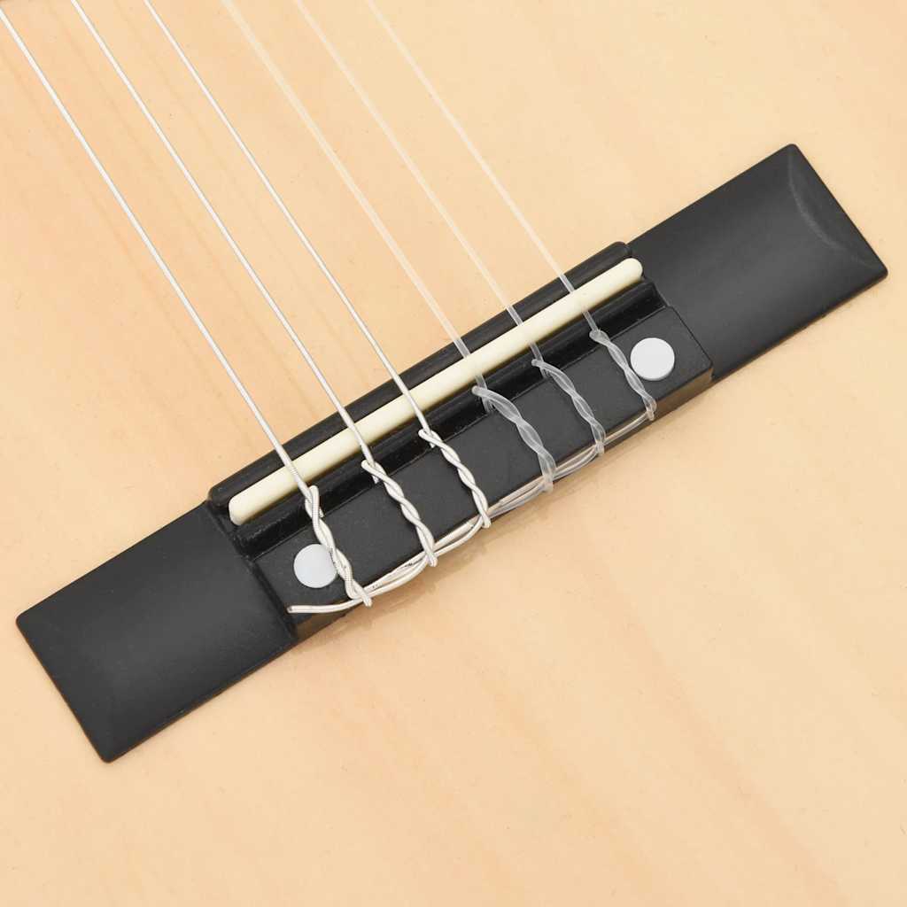 vidaXL Gitara klasyczna dla początkujących i dzieci, 1/2, 34", lipa