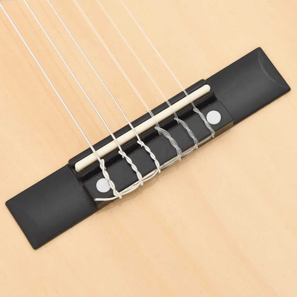vidaXL 8-cz. zestaw do nauki gry na gitarze klasycznej, 1/2, 34"
