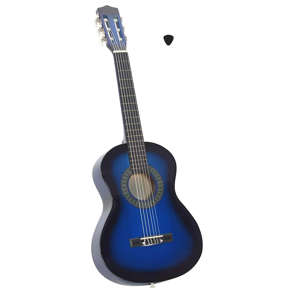 vidaXL Gitara klasyczna dla początkujących i dzieci, 1/2, 34", lipa