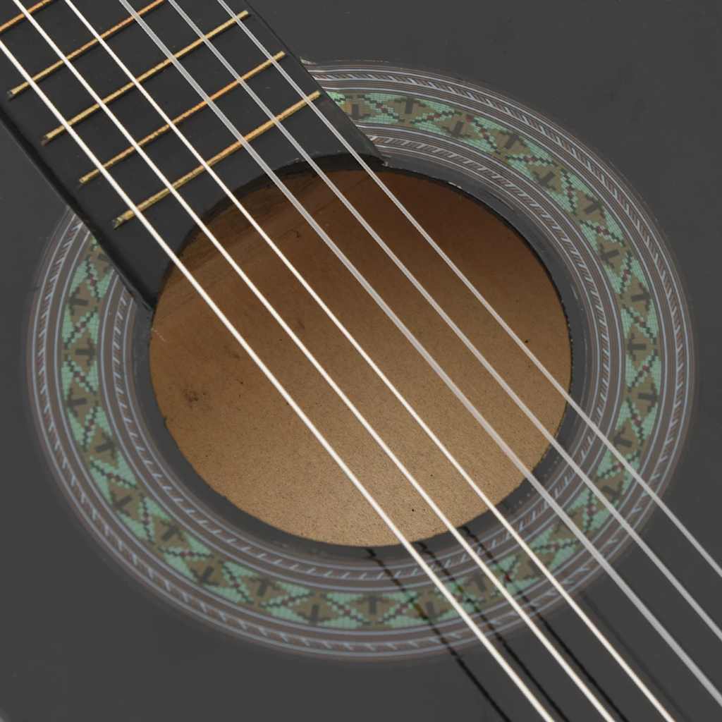 vidaXL 8-cz. zestaw do nauki gry na gitarze klasycznej, 1/2, 34"