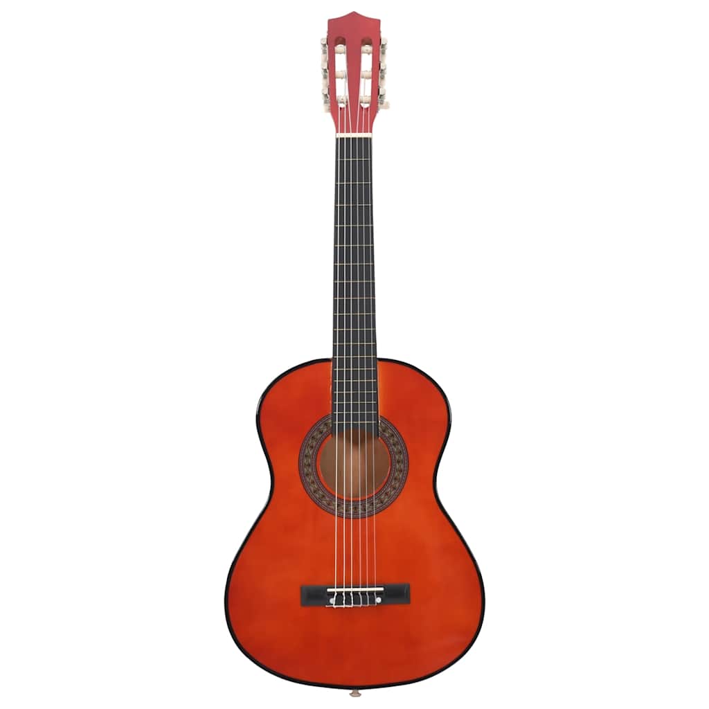 vidaXL Gitara klasyczna dla początkujących, 1/2, 34", drewno lipowe