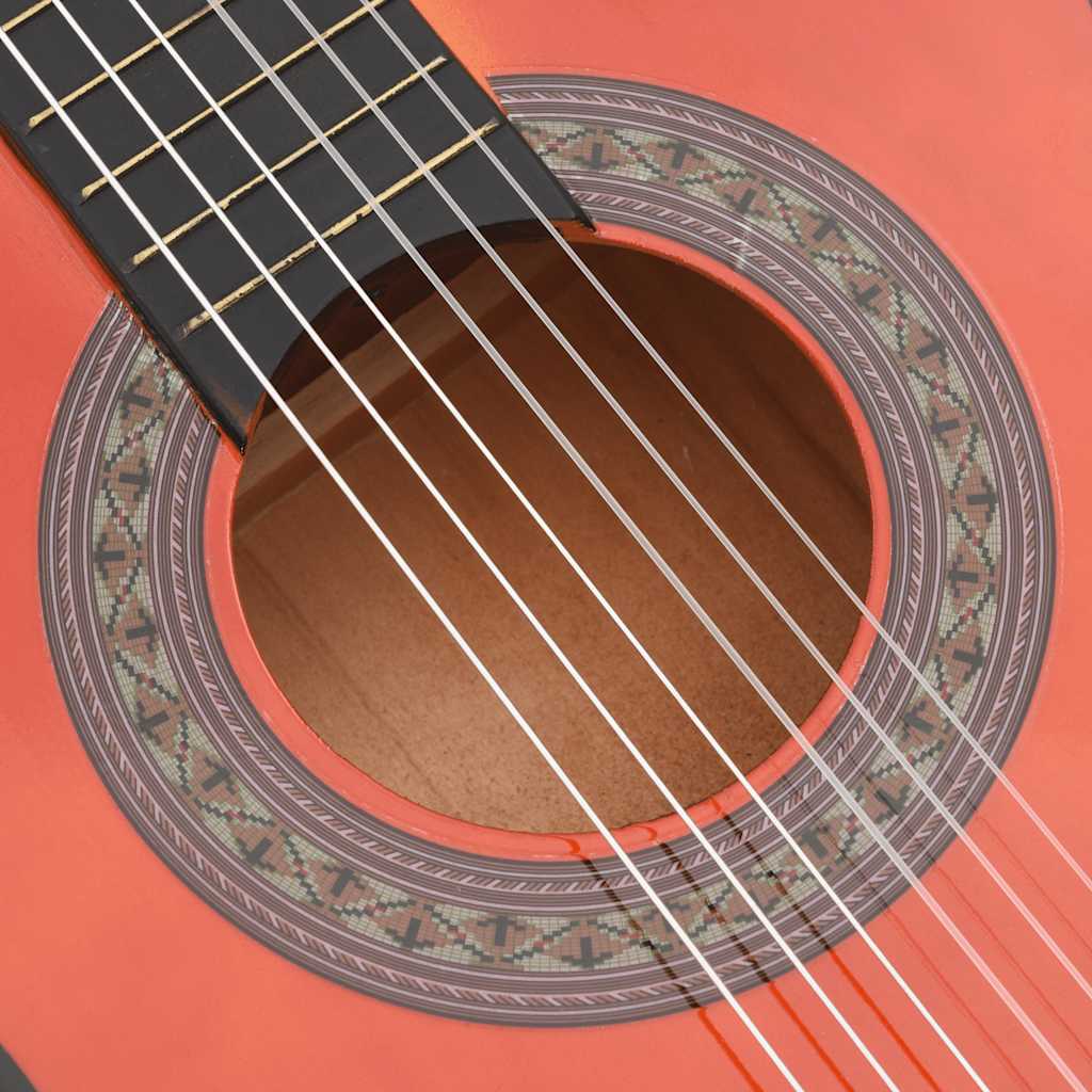 vidaXL Gitara klasyczna dla początkujących, 1/2, 34", drewno lipowe
