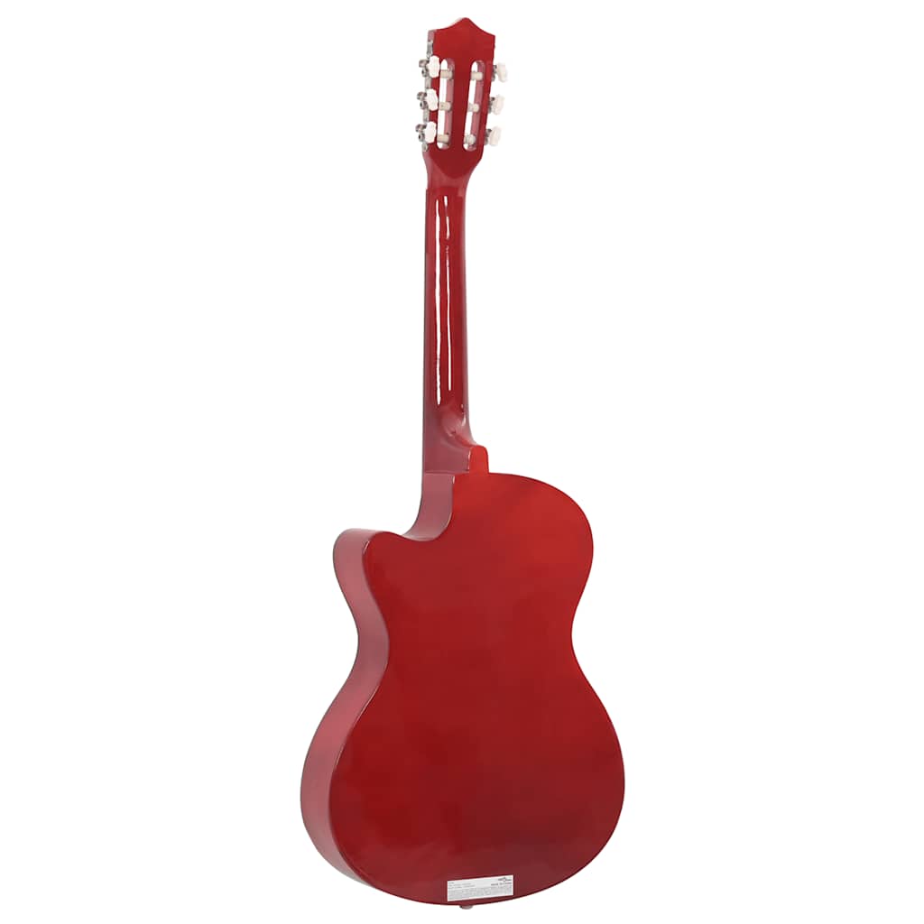vidaXL Gitara akustyczna z wycięciem, 6 strun, 38", drewno lipowe