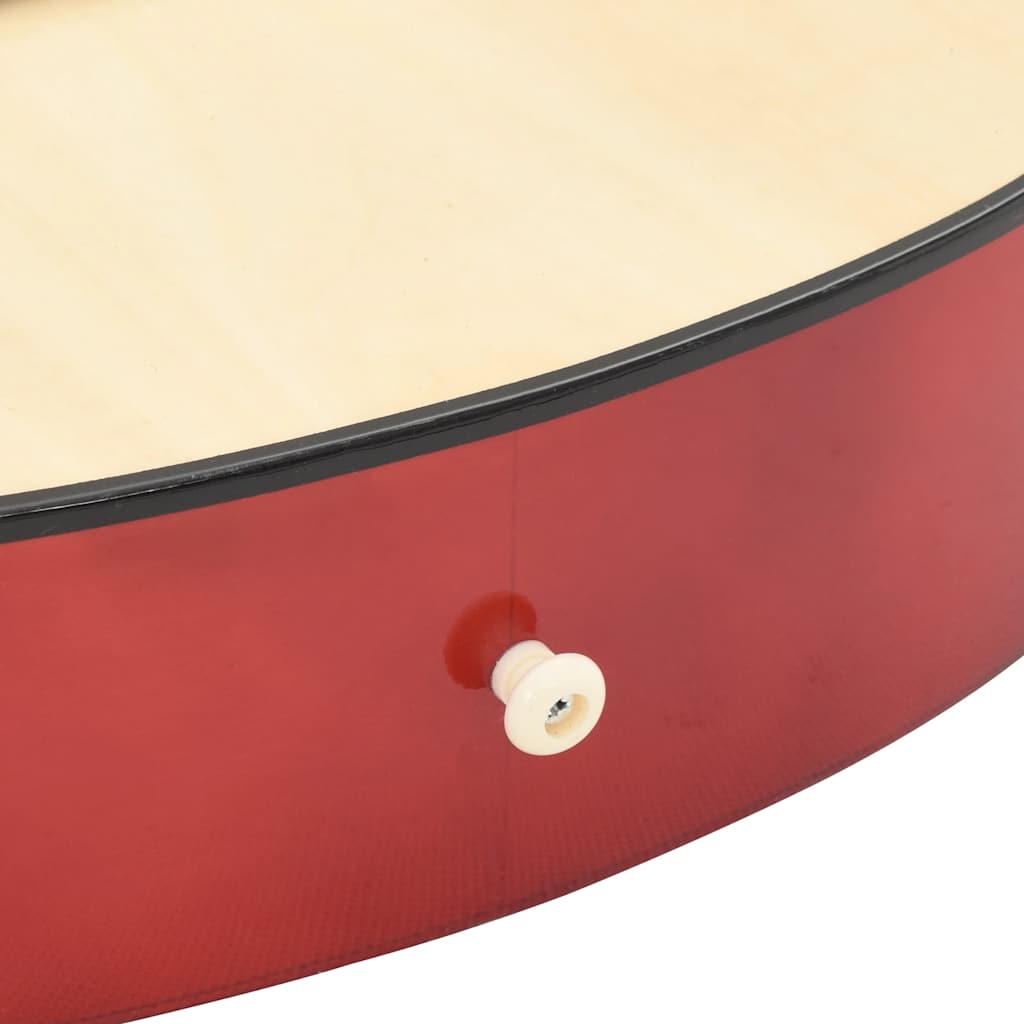 vidaXL 12-cz. zestaw z gitarą akustyczną z wycięciem, 6 strun, 38"