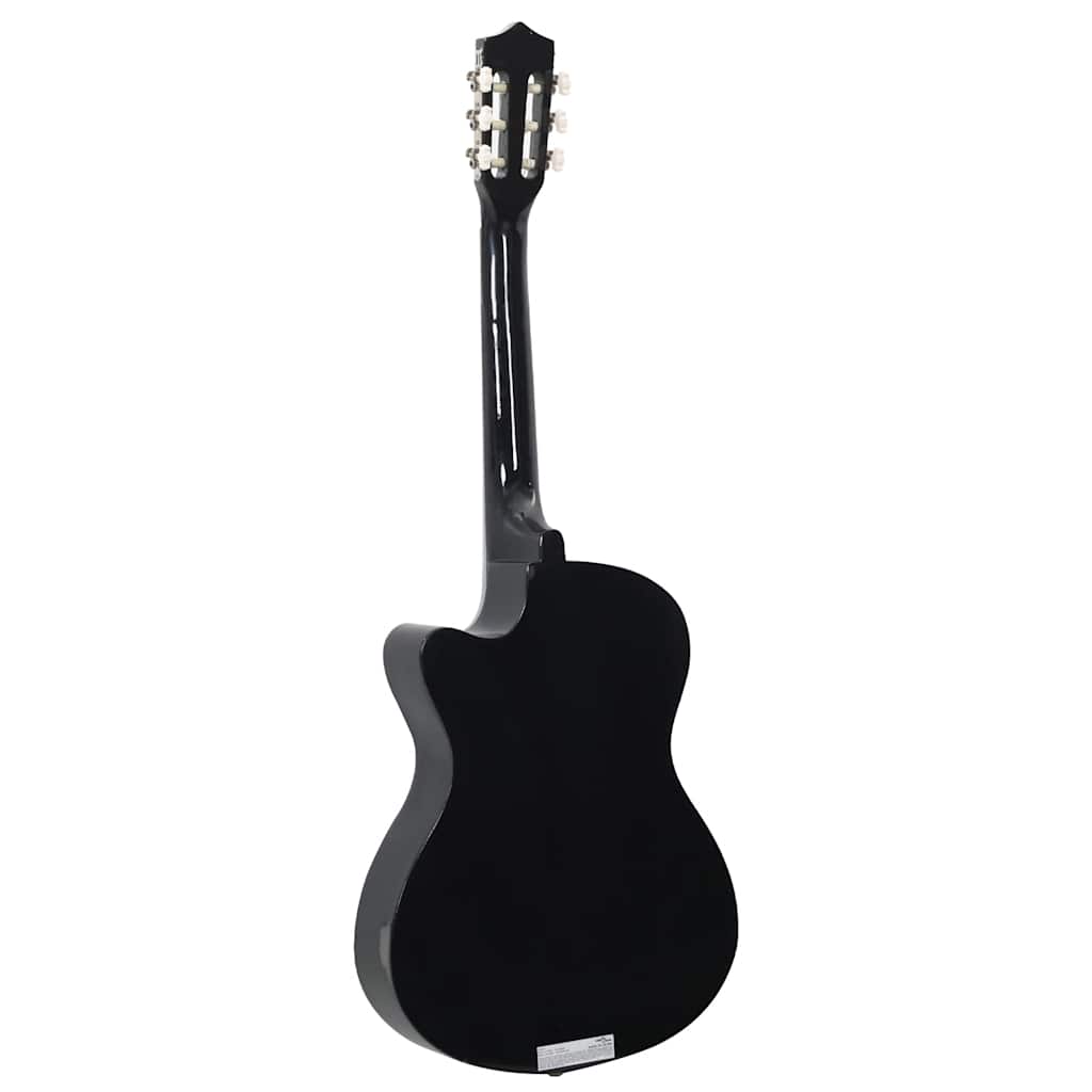 vidaXL 12-cz. zestaw z gitarą klasyczną z wycięciem, 6 strun, 38"