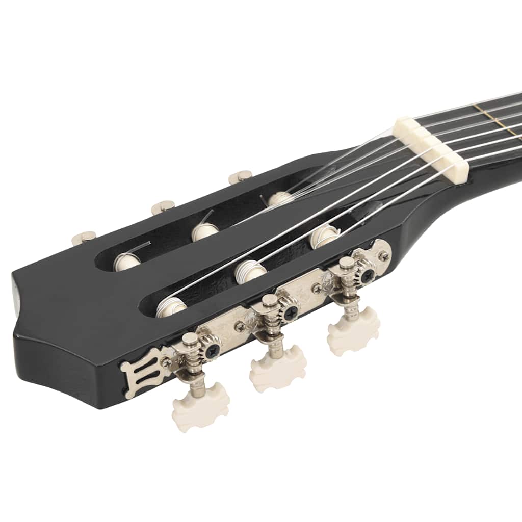 vidaXL 12-cz. zestaw z gitarą klasyczną z wycięciem, 6 strun, 38"