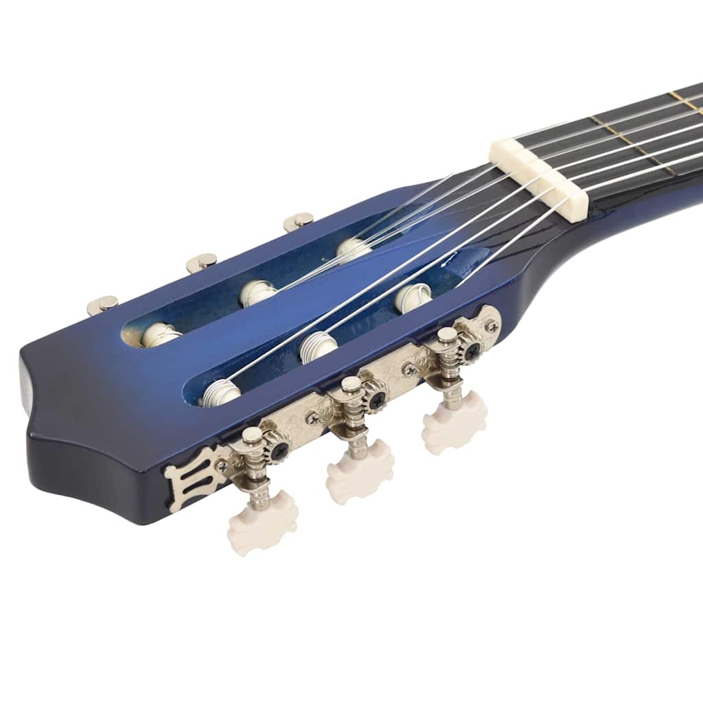 vidaXL 12-cz. zestaw z gitarą klasyczną z wycięciem, 6 strun, 38"