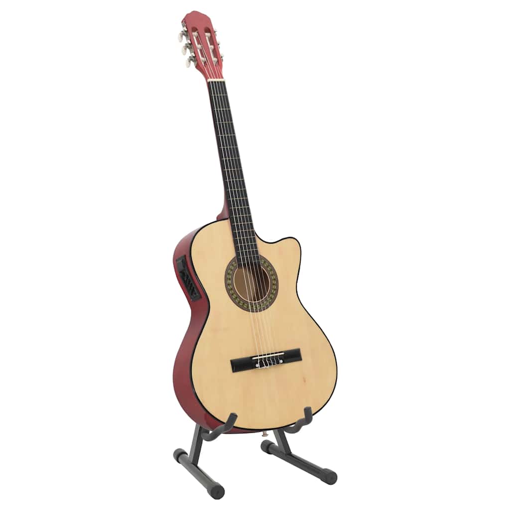 vidaXL 12-cz. zestaw z gitarą westernową, 6 strunami i equalizerem