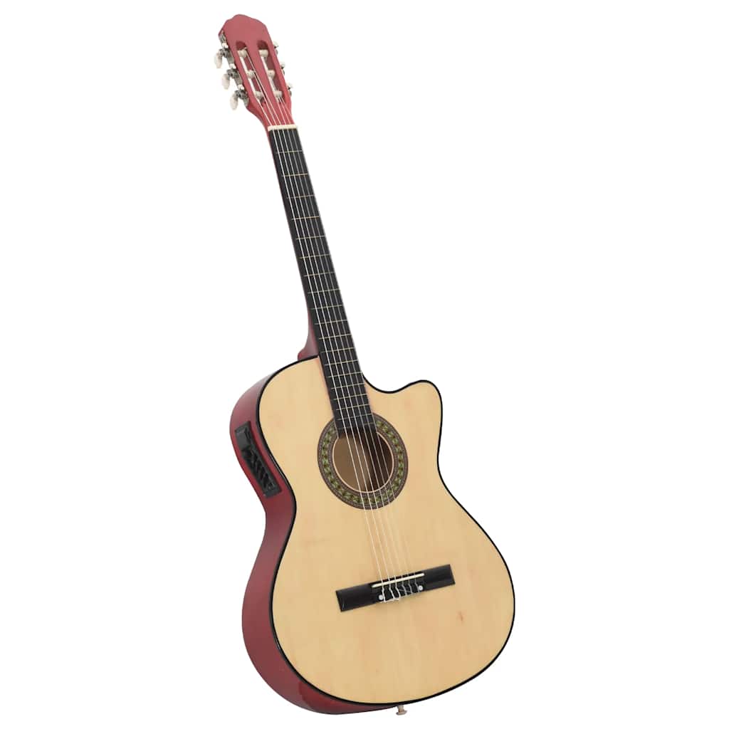 vidaXL 12-cz. zestaw z gitarą westernową, 6 strunami i equalizerem