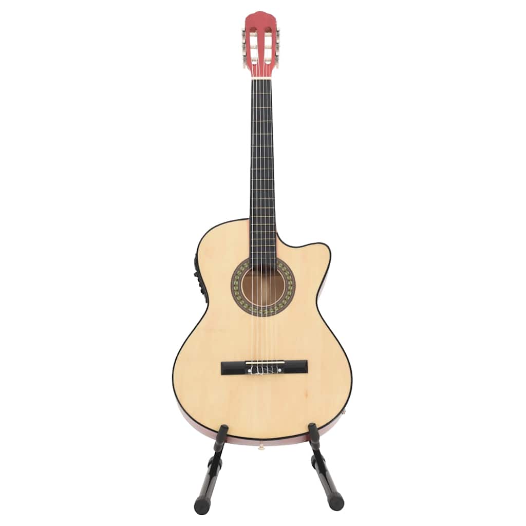 vidaXL 12-cz. zestaw z gitarą westernową, 6 strunami i equalizerem