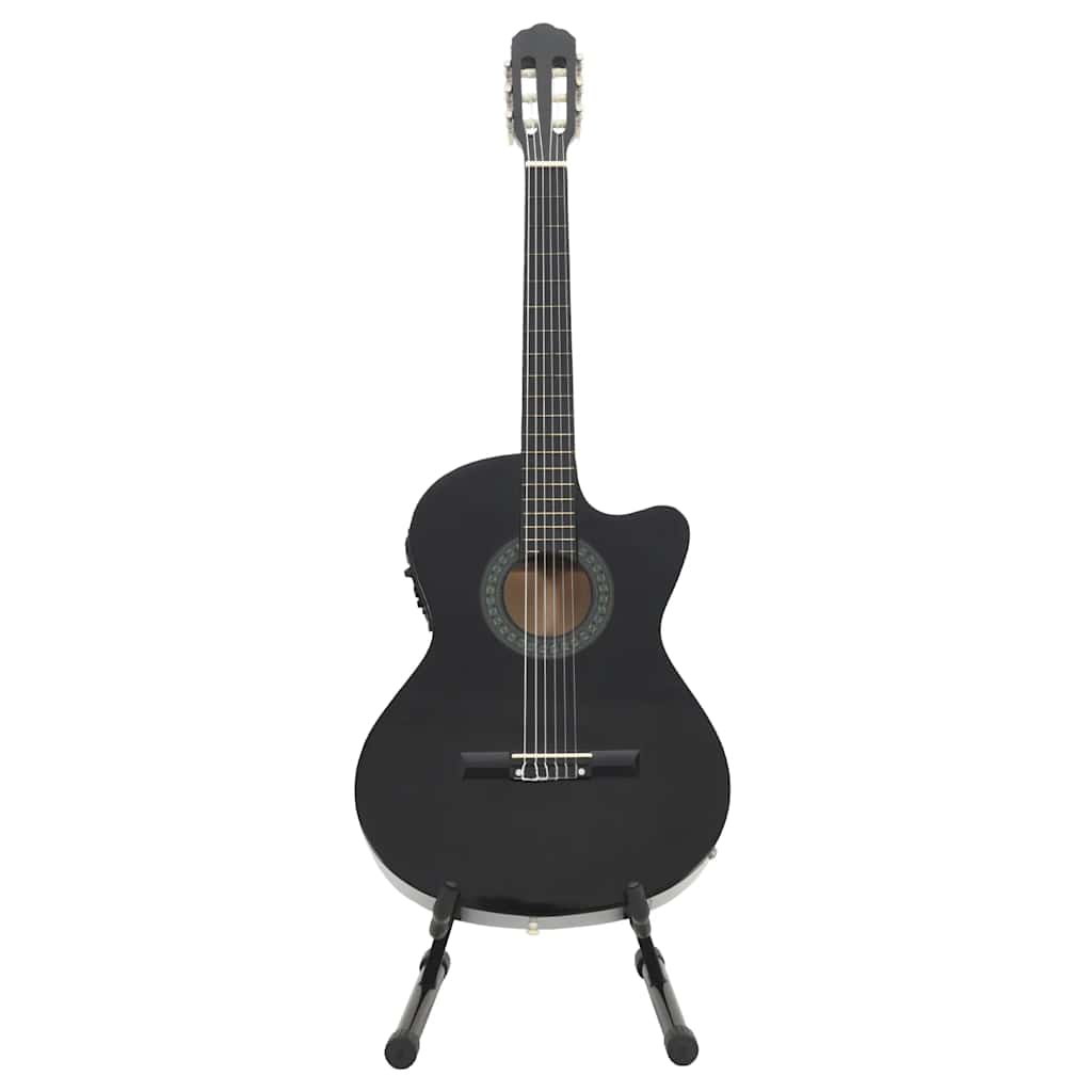 vidaXL 12-cz. zestaw z gitarą westernową, 6 strunami i equalizerem
