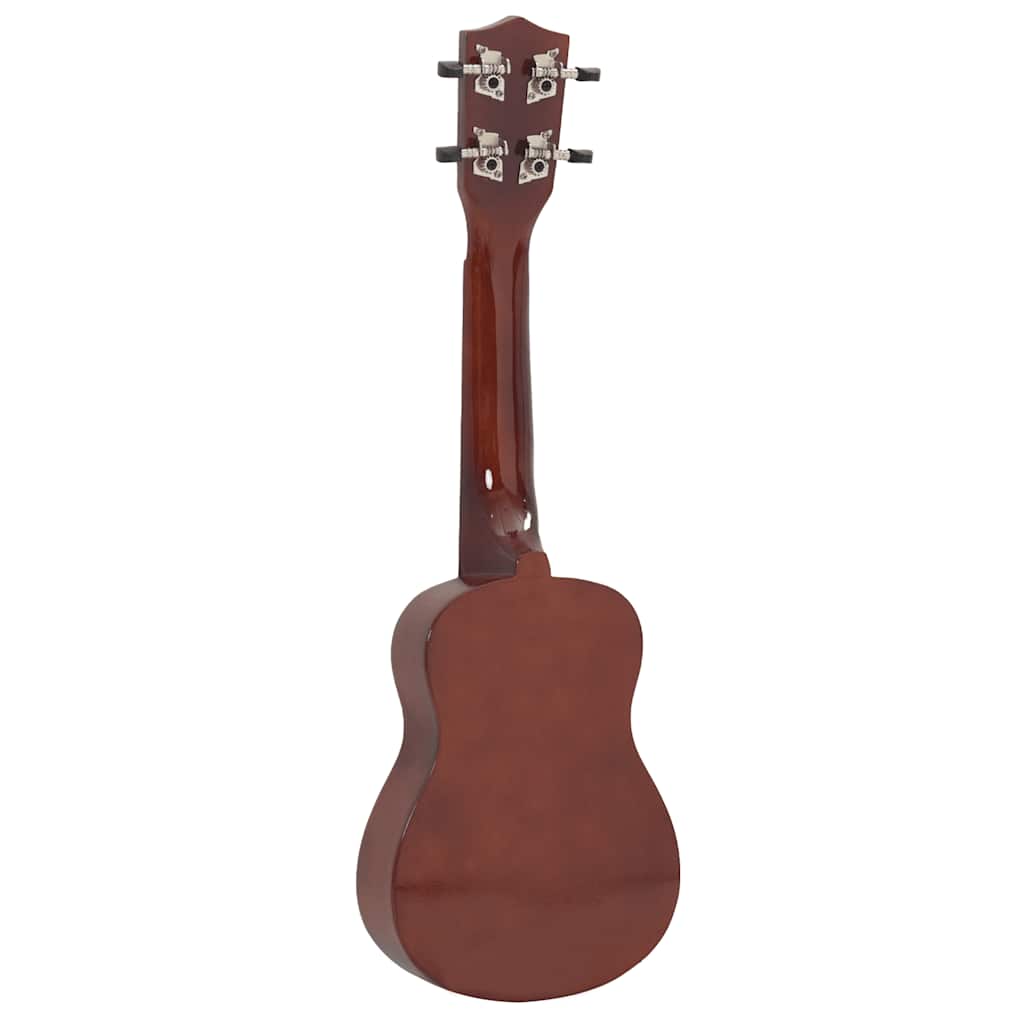 vidaXL Ukulele sopranowe z pokrowcem, dla dzieci, naturalne, 21"