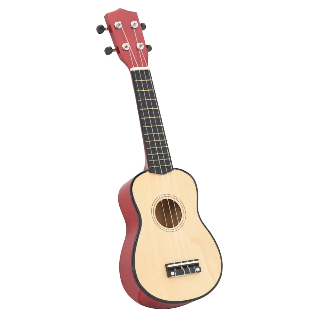 vidaXL Ukulele sopranowe z pokrowcem, dla dzieci, naturalne, 21"