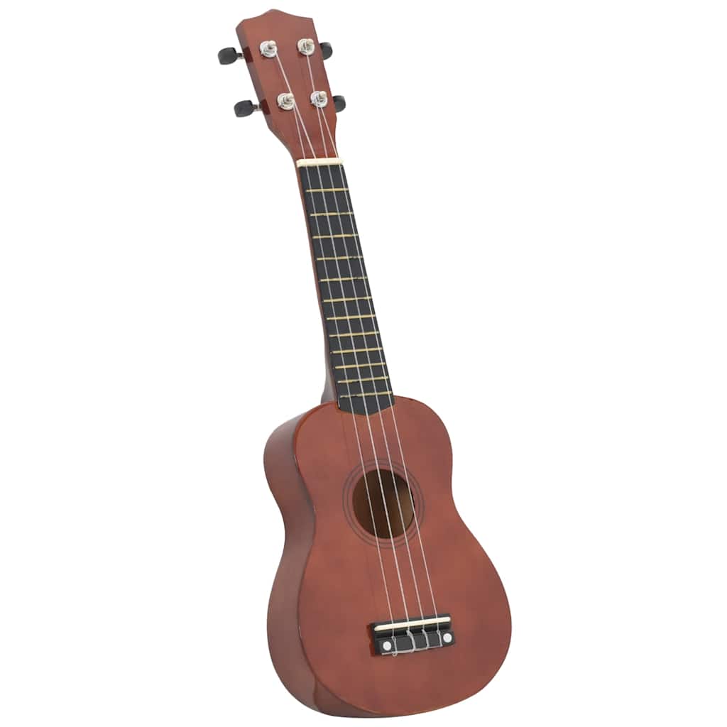 vidaXL Ukulele sopranowe z pokrowcem, dla dzieci, naturalne, 23"