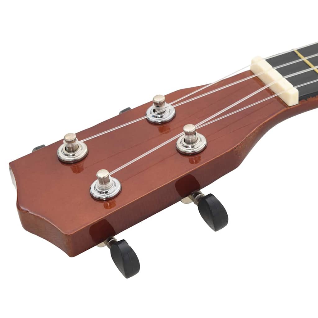 vidaXL Ukulele sopranowe z pokrowcem, dla dzieci, naturalne, 23"