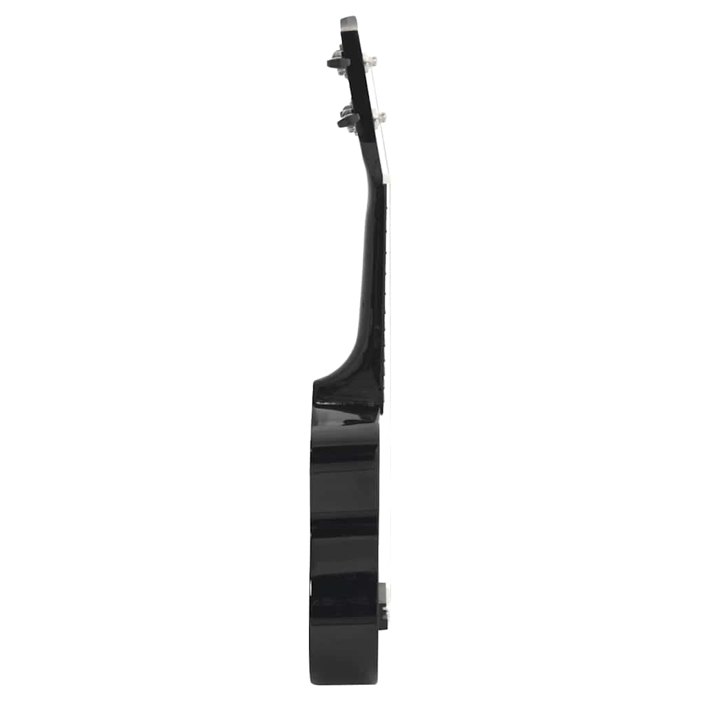 vidaXL Ukulele sopranowe z pokrowcem, dla dzieci, czarne, 23"