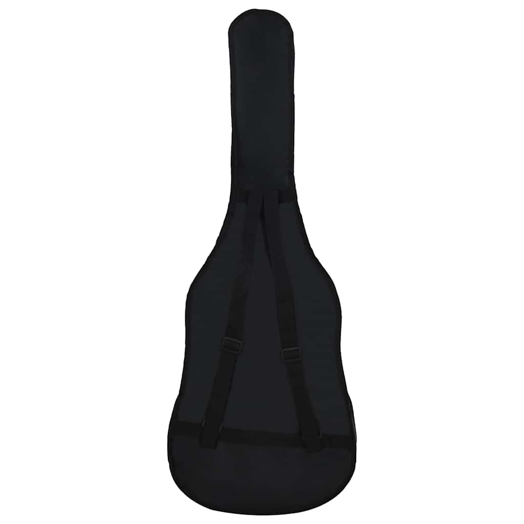vidaXL Pokrowiec na gitarę klasyczną 4/4 (39"), czarny, 100x37 cm, tkanina