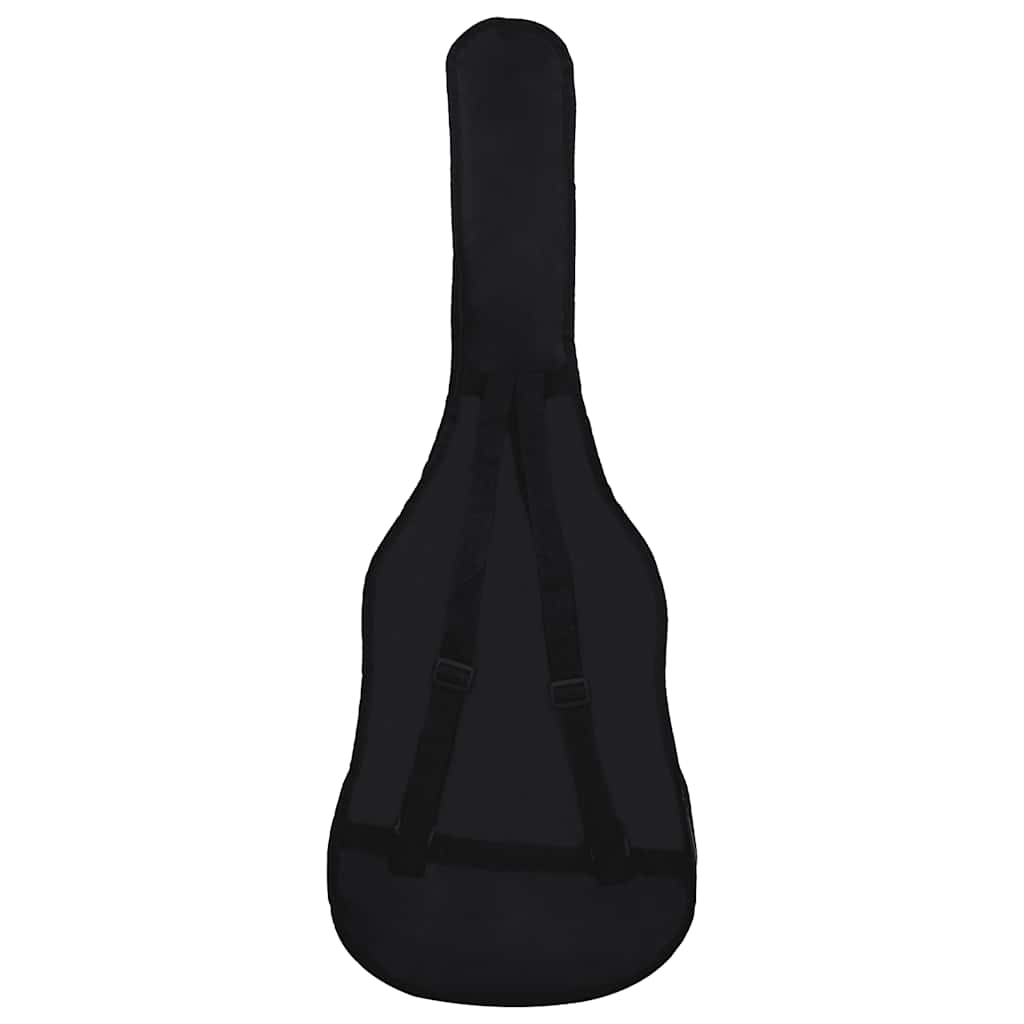 vidaXL Pokrowiec na gitarę klasyczną 3/4 (36"), czarny, 94x35cm, tkanina