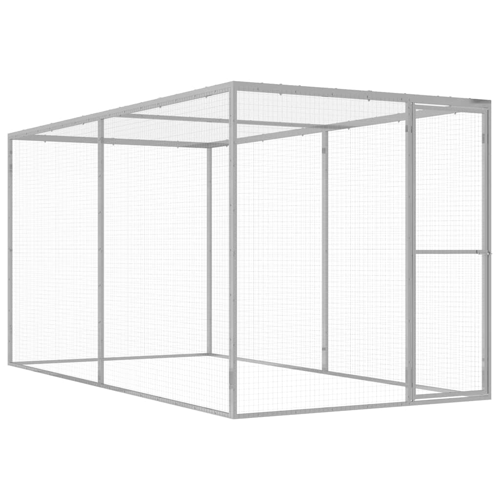 vidaXL Klatka dla kota, 3 x 1,5 x 1,5 m, stal galwanizowana