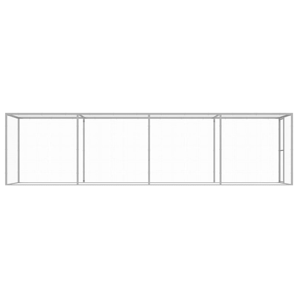 vidaXL Klatka dla kota, 6 x 1,5 x 1,5 m, stal galwanizowana