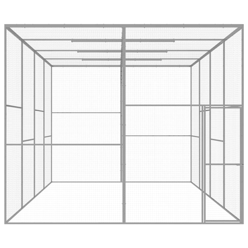 vidaXL Klatka dla kota, 6 x 3 x 2,5 m, stal galwanizowana