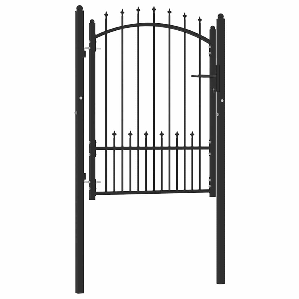 vidaXL Brama ogrodzeniowa z kolcami EMMEN 100 x 125 cm