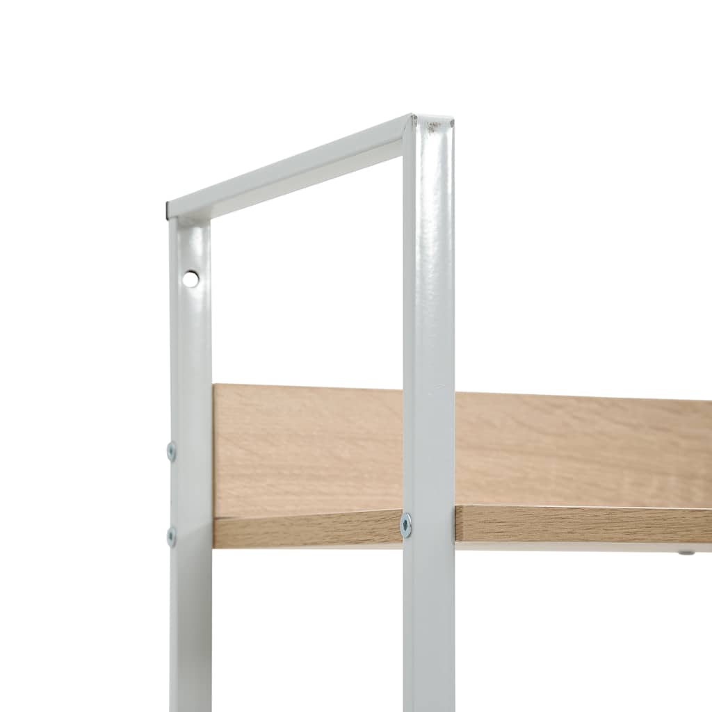 vidaXL Regał z 4 półkami, kolor dębu, 60x27,6x124,5 cm