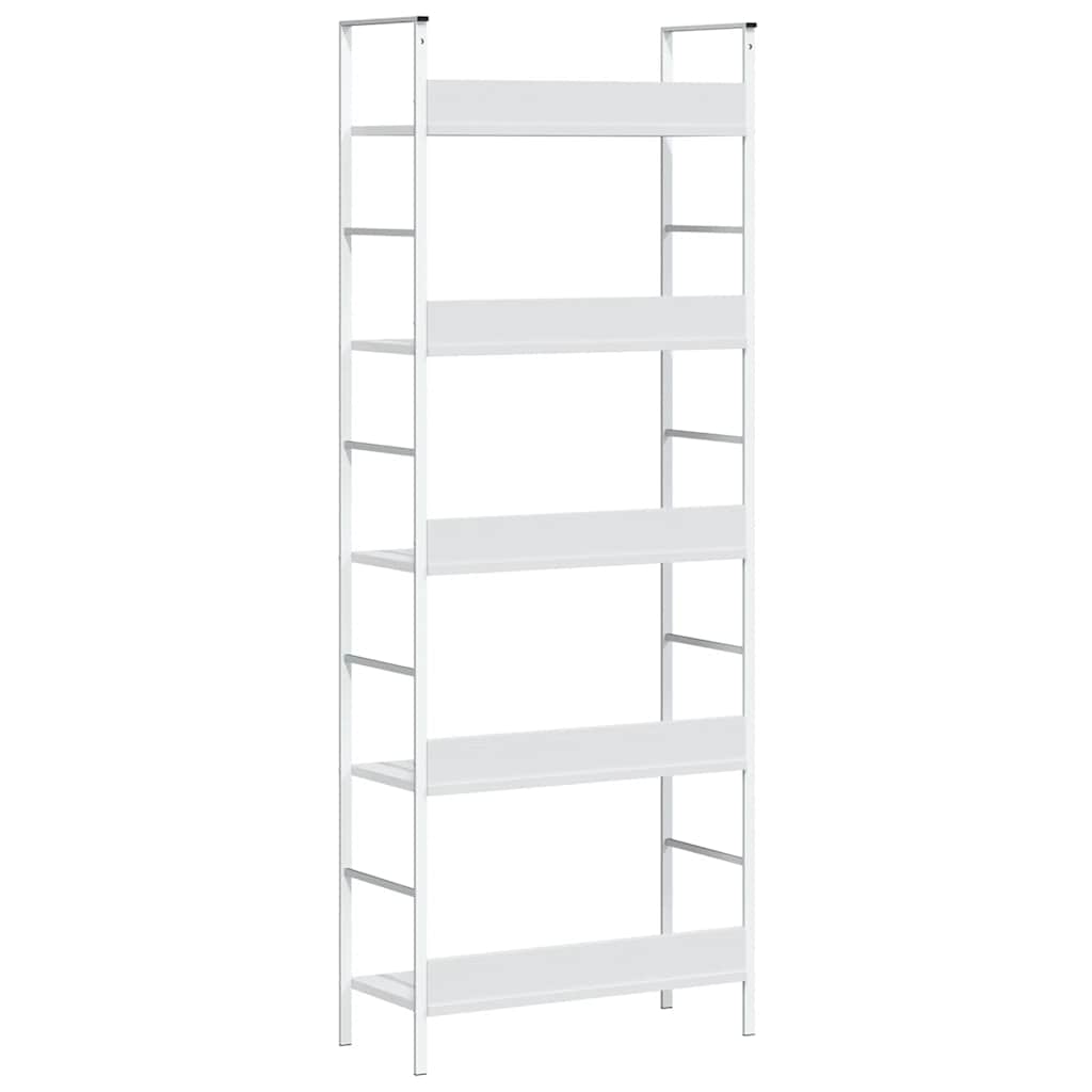 vidaXL Regał z 5 półkami, biały, 60x27,6x158,5 cm