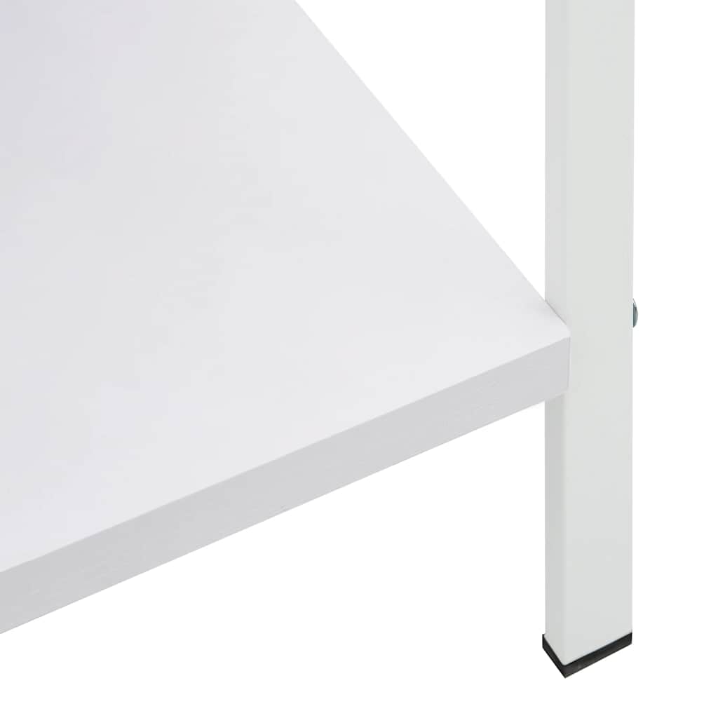 vidaXL Regał z 5 półkami, biały, 60x27,6x158,5 cm