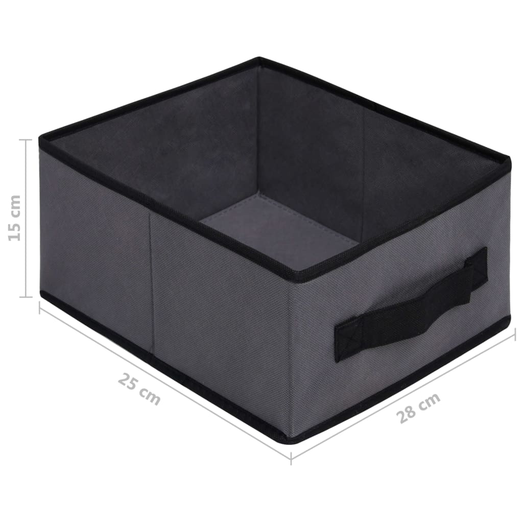 vidaXL Szafka z 6 szufladami, 55x29x55 cm, szara, stal