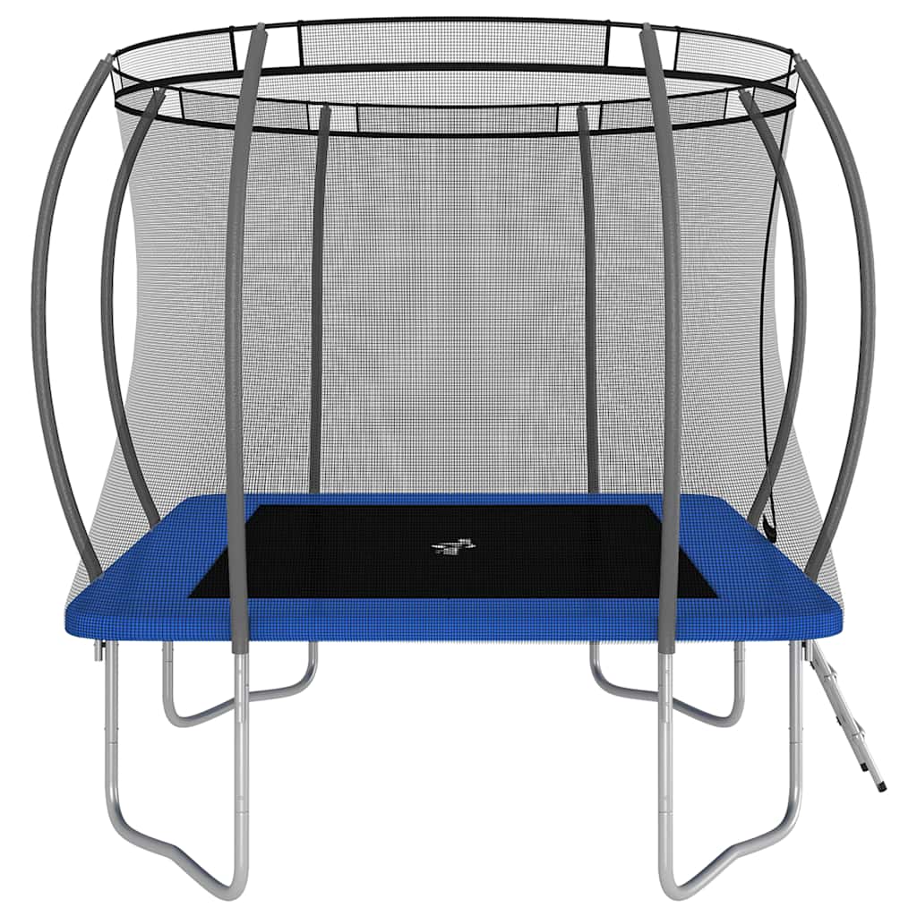 vidaXL Trampolina z akcesoriami, prostokątna, 335x244x90 cm, 150 kg