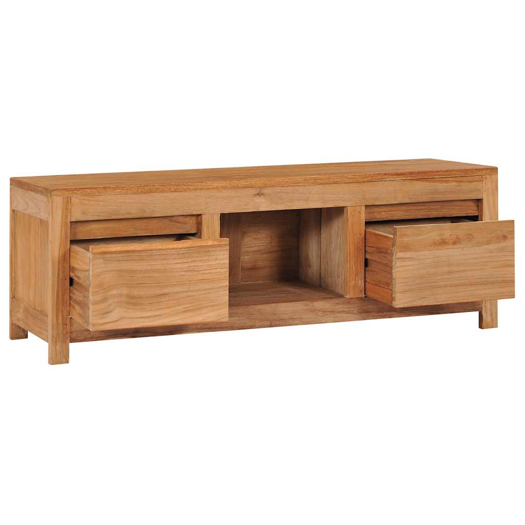 vidaXL Szafka pod telewizor, 100x30x35 cm, lite drewno tekowe