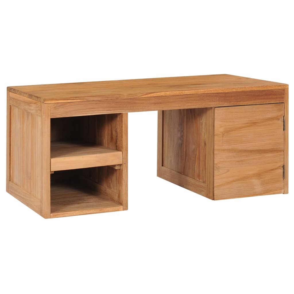 vidaXL Stolik kawowy, 90 x 50 x 40 cm, lite drewno tekowe