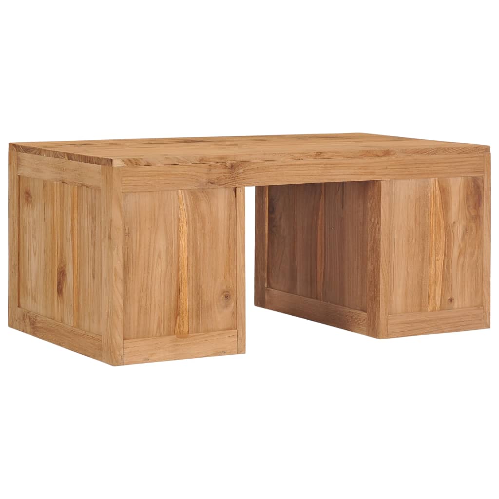 vidaXL Stolik kawowy, 90 x 50 x 40 cm, lite drewno tekowe