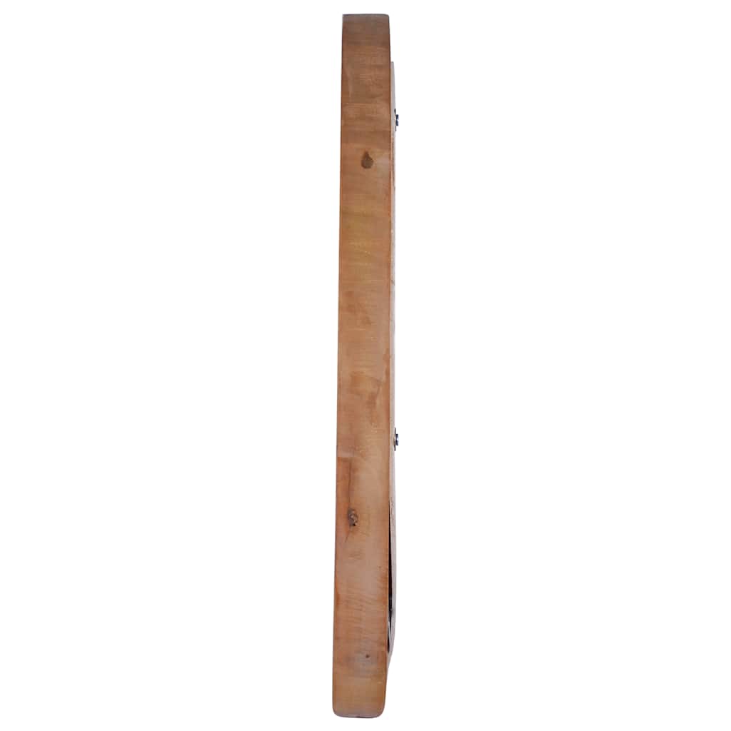 vidaXL Lustro ścienne, 40 cm, drewno tekowe, okrągłe