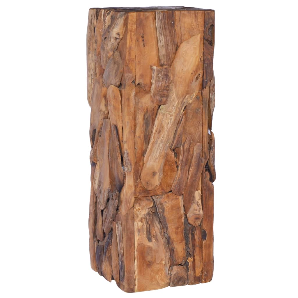 vidaXL Stolik pomocniczy, 30x30x80 cm, lite drewno tekowe