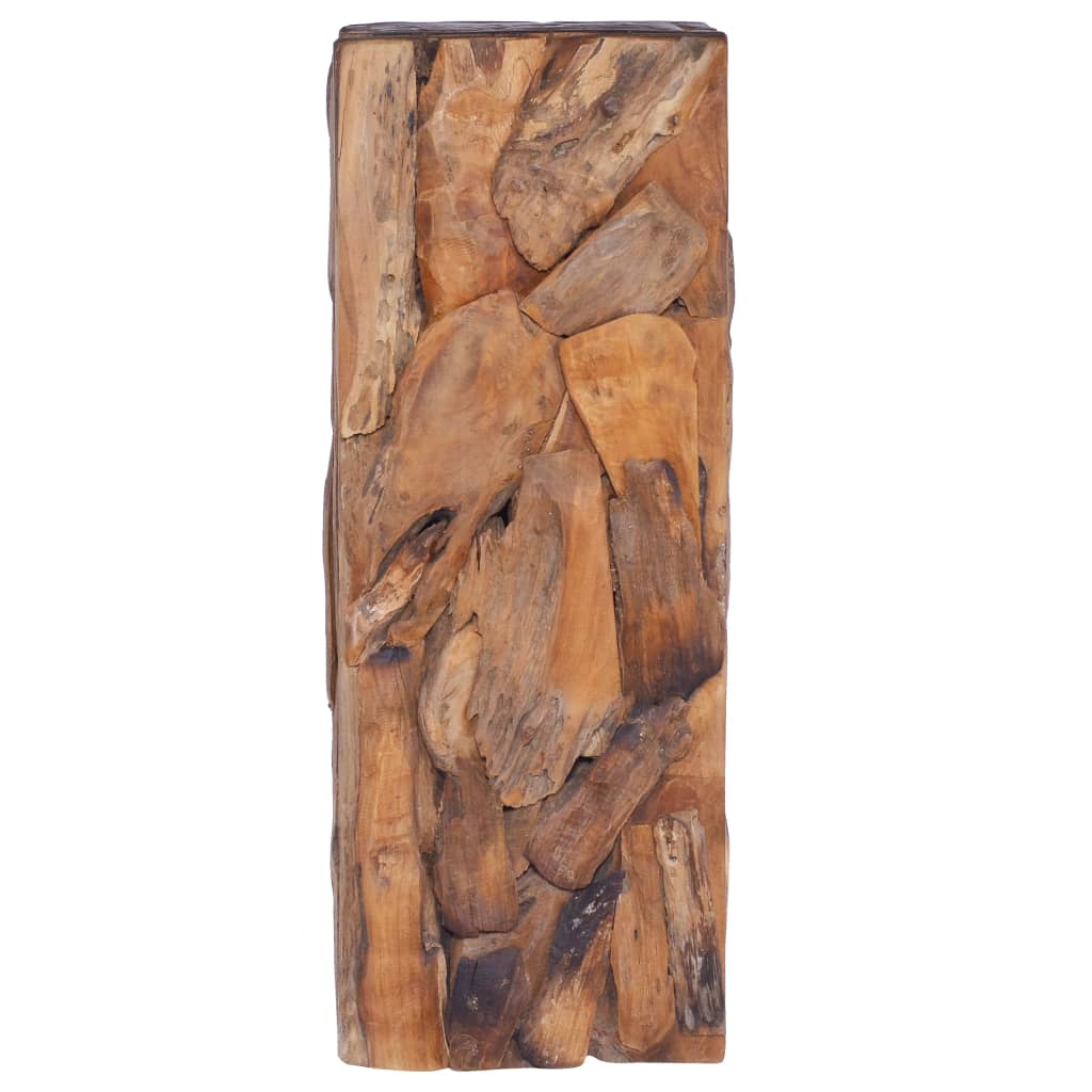vidaXL Stolik pomocniczy, 30x30x80 cm, lite drewno tekowe