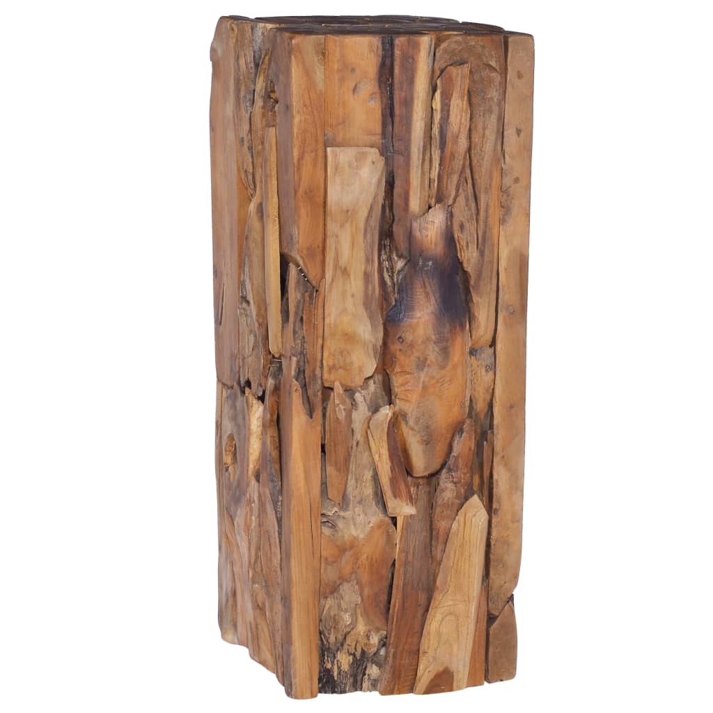 vidaXL Stolik pomocniczy, 30x30x80 cm, lite drewno tekowe