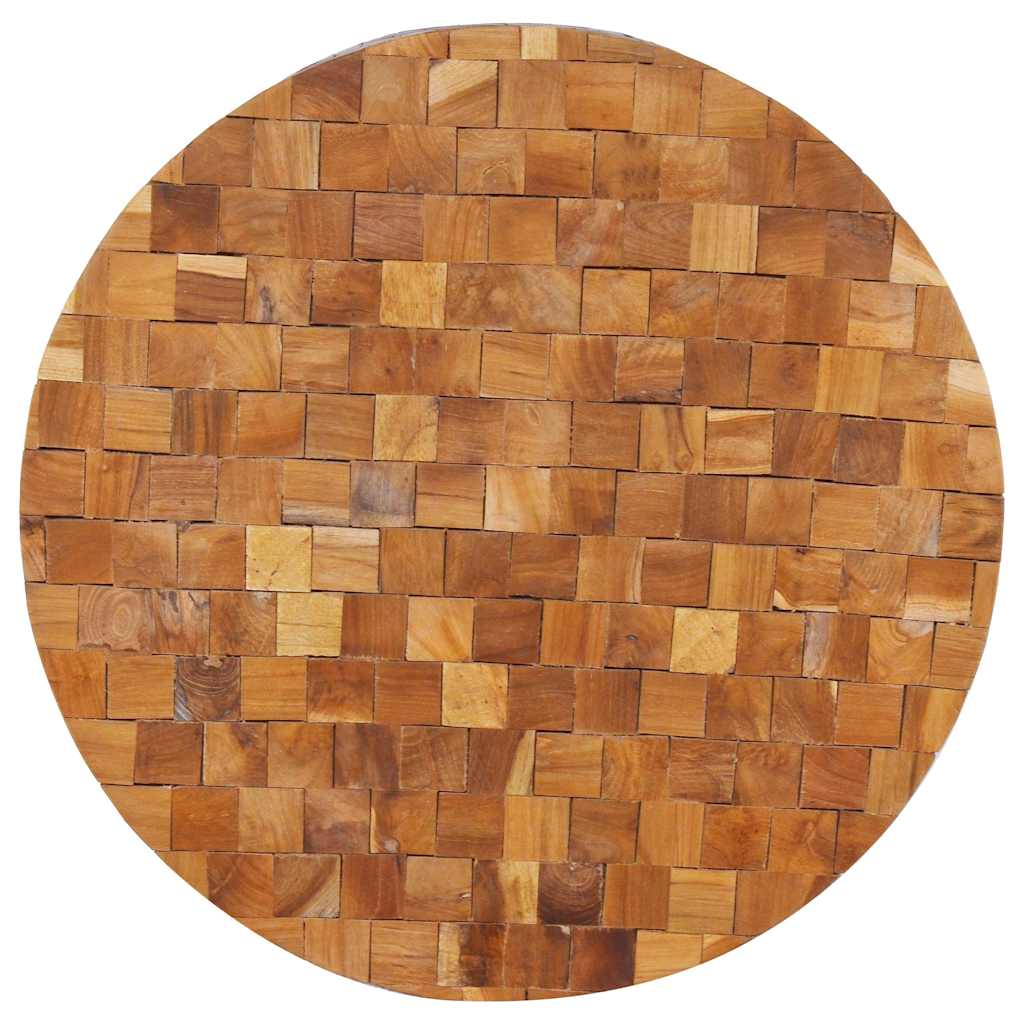 vidaXL Stolik kawowy, 60 x 60 x 35 cm, lite drewno tekowe